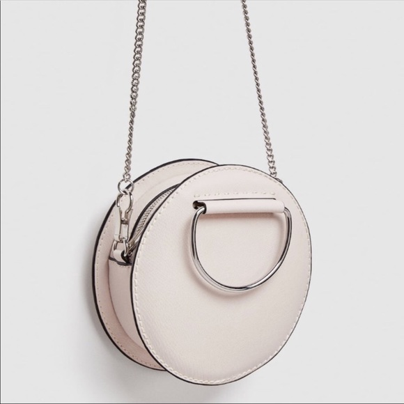 Zara Handbags - Zara Round Crossbody/Top-handle w/ Silver Hardware
